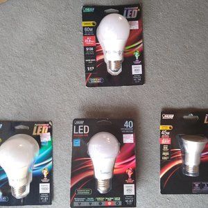 Feit electric Energy efficient lighting bulbs lot of 4